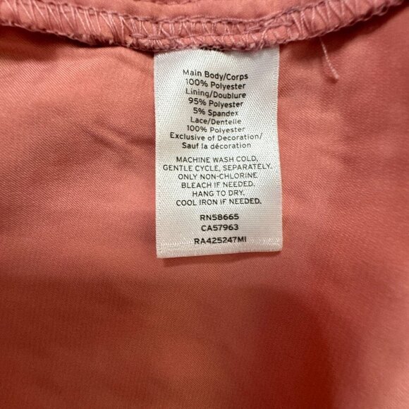 Rachel Parcell Pink Bride Lace Crochet Dress Womens M Coquette Legally Blonde‎ - Picture 15 of 15